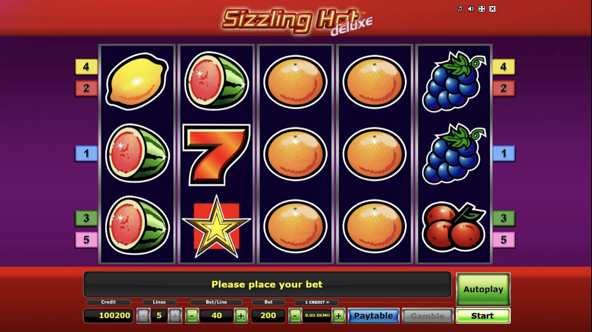Sizzling Hot Deluxe slot